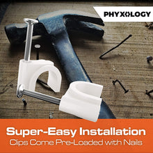 Phyxology White Cable Nail Clips, 900 Ct Variety Pack