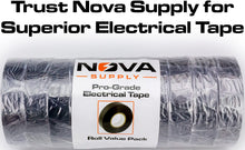 Phyxology 3/4" Black Electrical Tape, 5 Pack