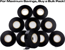 Phyxology 3/4" Black Electrical Tape, 5 Pack