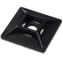 Zip Tie Adhesive-Backed Mounts 100 Pack by Phyxology. Professional-Grade, UV Black Cable Tie Bases: 1.1 x 1.1. Screw-Hole Anchor Point Provides Optimal Strength for Long-Term Durability & Use