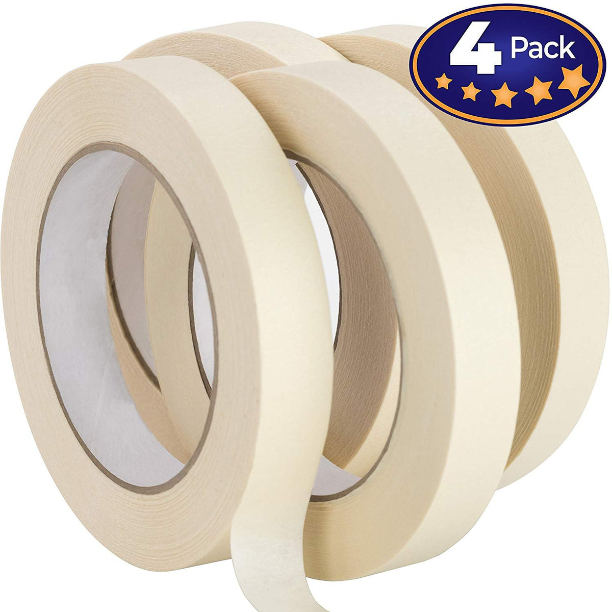 3M - 200 4 x 60yd 200 Utility Purpose Paper Tape - 4 in. x 180 ft. Crepe  Paper Masking Tape Roll. Bonding Tapes