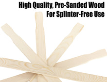 Mega Strong 21in Paint Stir Sticks Pack. Sanded Wood Paddle Stirrers for Mixing Epoxy or Paints in 5 Gallon Buckets. Great for Yard Signs or Garden Stakes, Vegetable Marking and Creative Projects