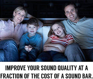 Enhanced TV Speaker Amplifier Set: 2 Scoops & Accessories