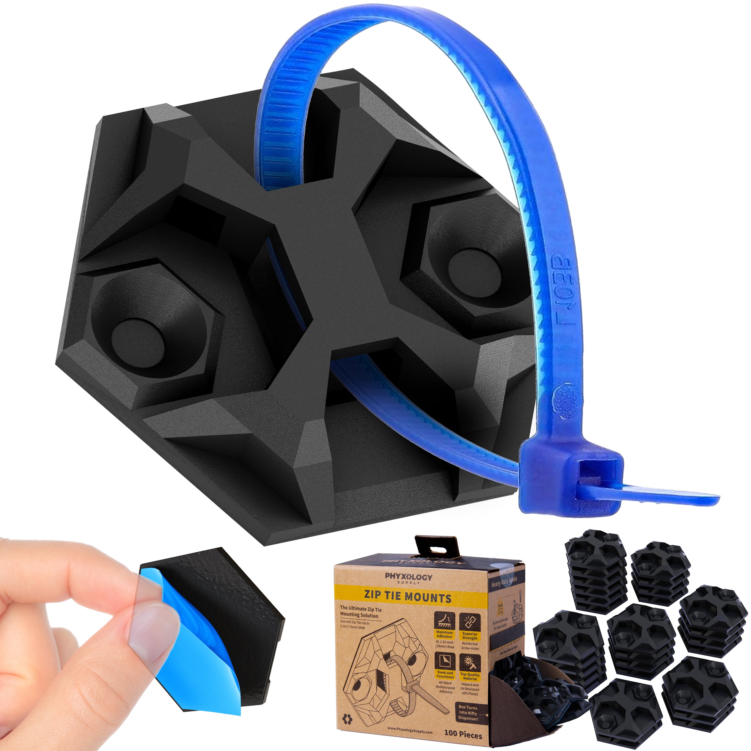 Phyxology Supply 1.5-Inch Secure Zip Mount Ties – Nova Pro Supply