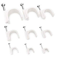 Phyxology White Cable Nail Clips, 300 Ct Variety Pack