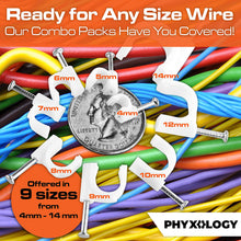 Phyxology White Cable Nail Clips, 900 Ct Variety Pack
