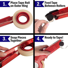 Industrial 1 Inch Masking Tape Dispenser Saves Time and Frustration on Your Painting Project. Quick and Easy One-Handed Application Tool Creates Crisp, Clean Lines for Impressive, Professional Results